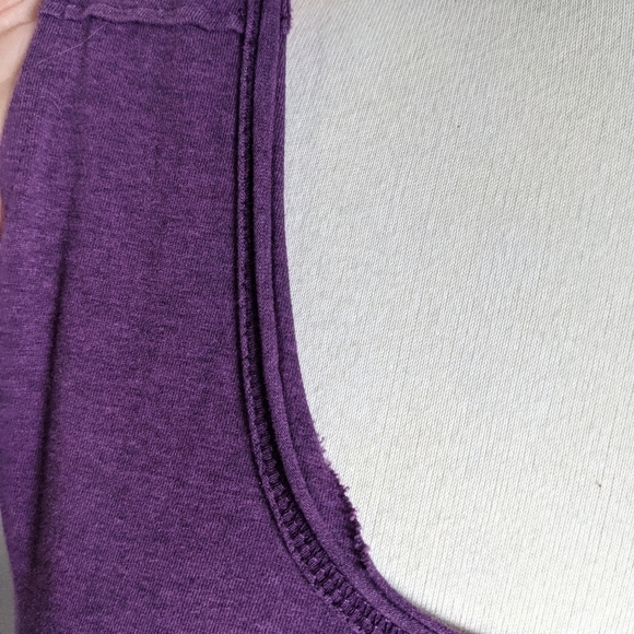 MATILDA Jane Purple Ruffle Tank Top M - Picture 9 of 10